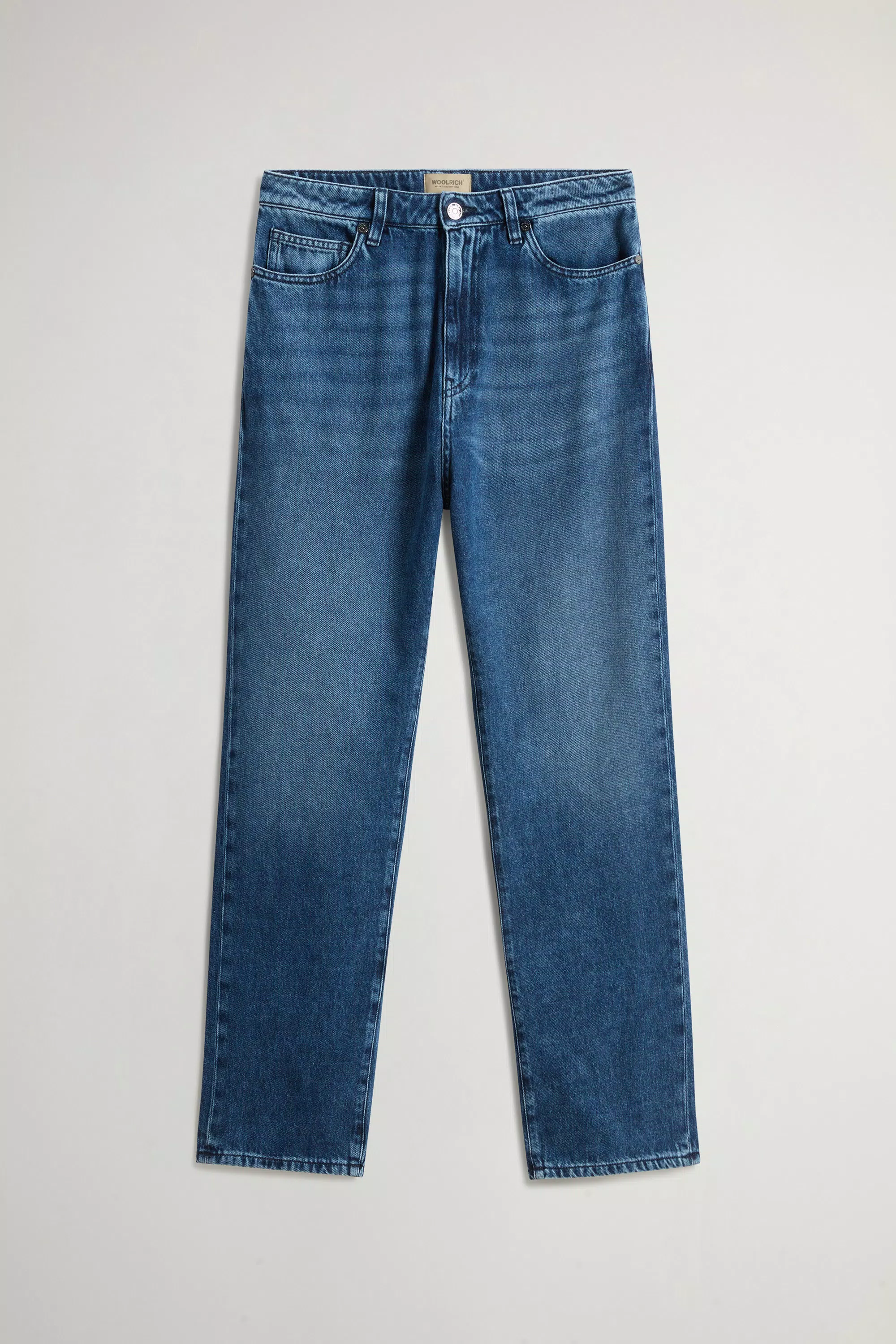 Pantaloni in Denim di Cotone Puro - Melton Blu