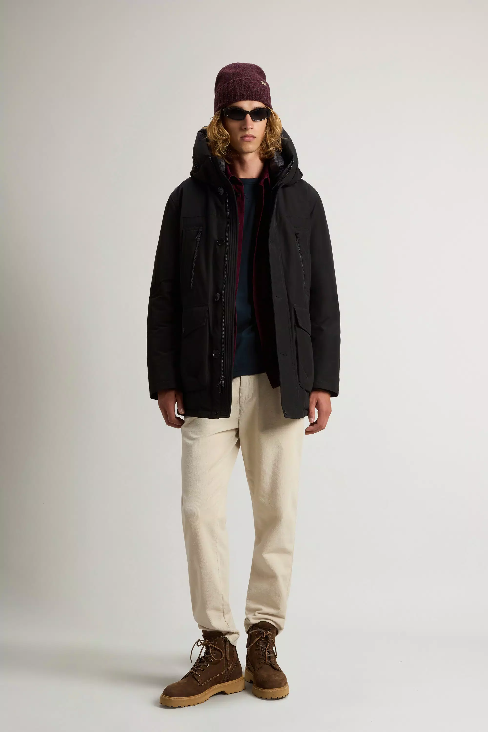 Parka Artica Evolution in Tessuto Ramar - Nero