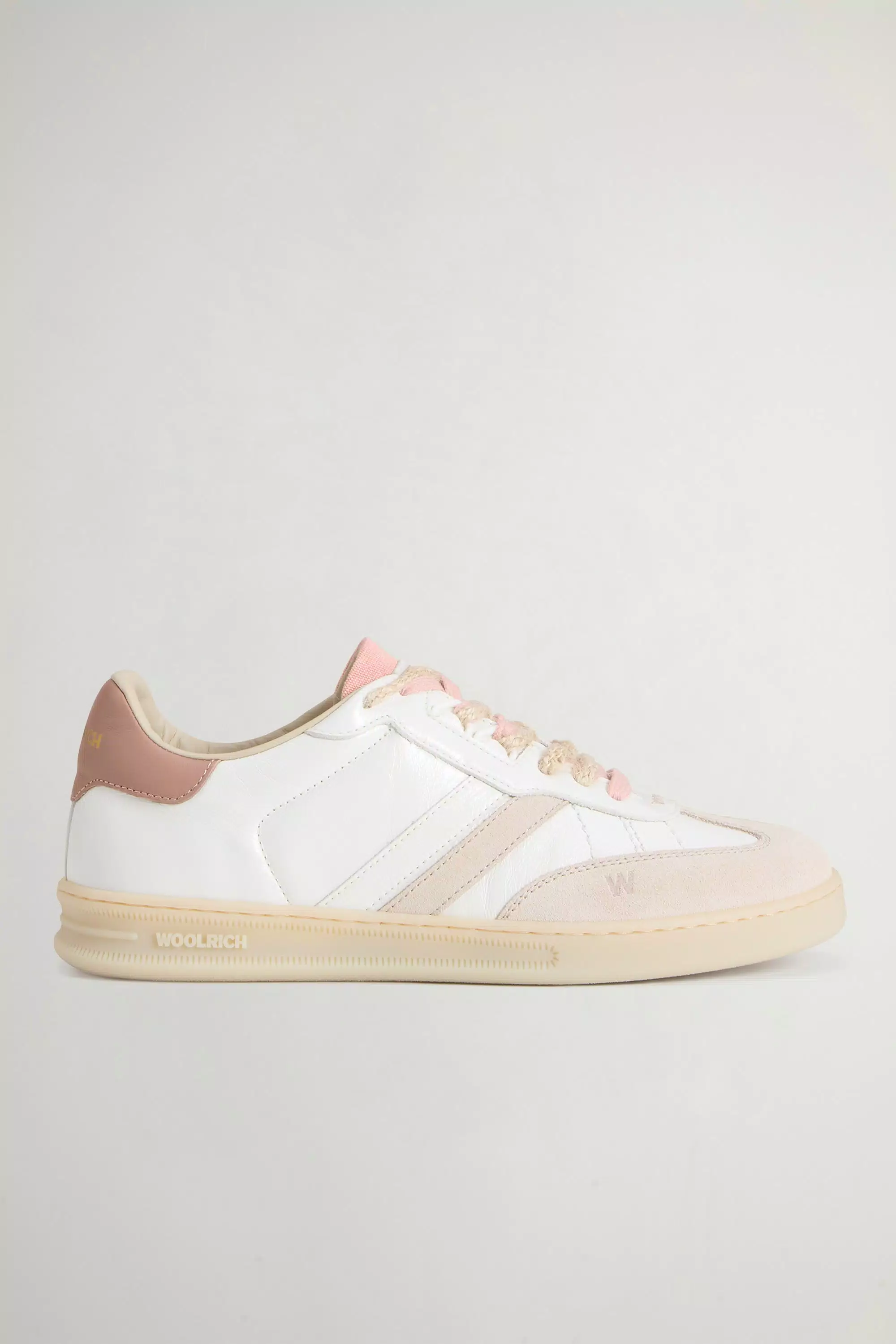 Scarpe da tennis Doubleu in vitello con effetto crepato - Off White Rose Antique