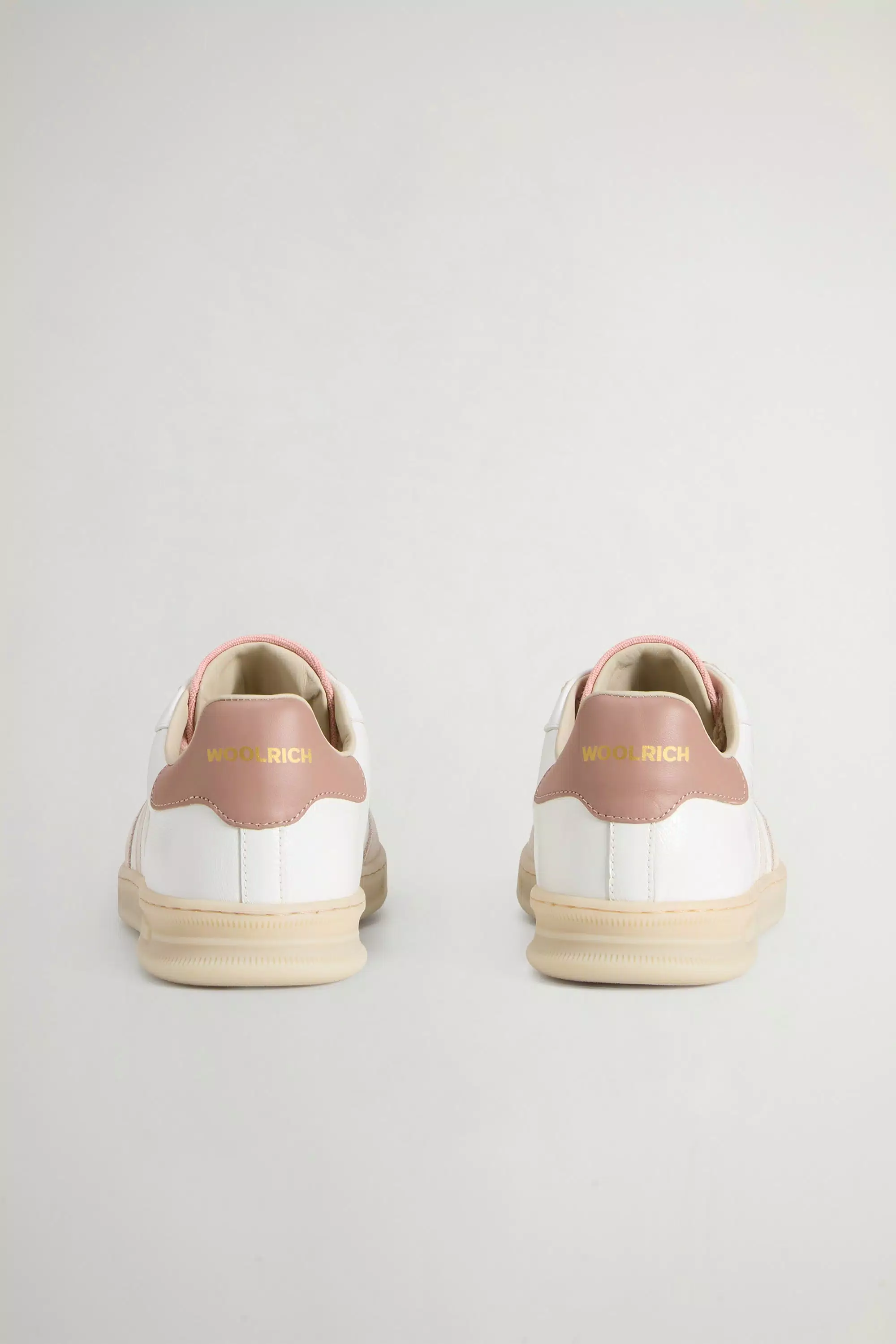 Scarpe da tennis Doubleu in vitello con effetto crepato - Off White Rose Antique