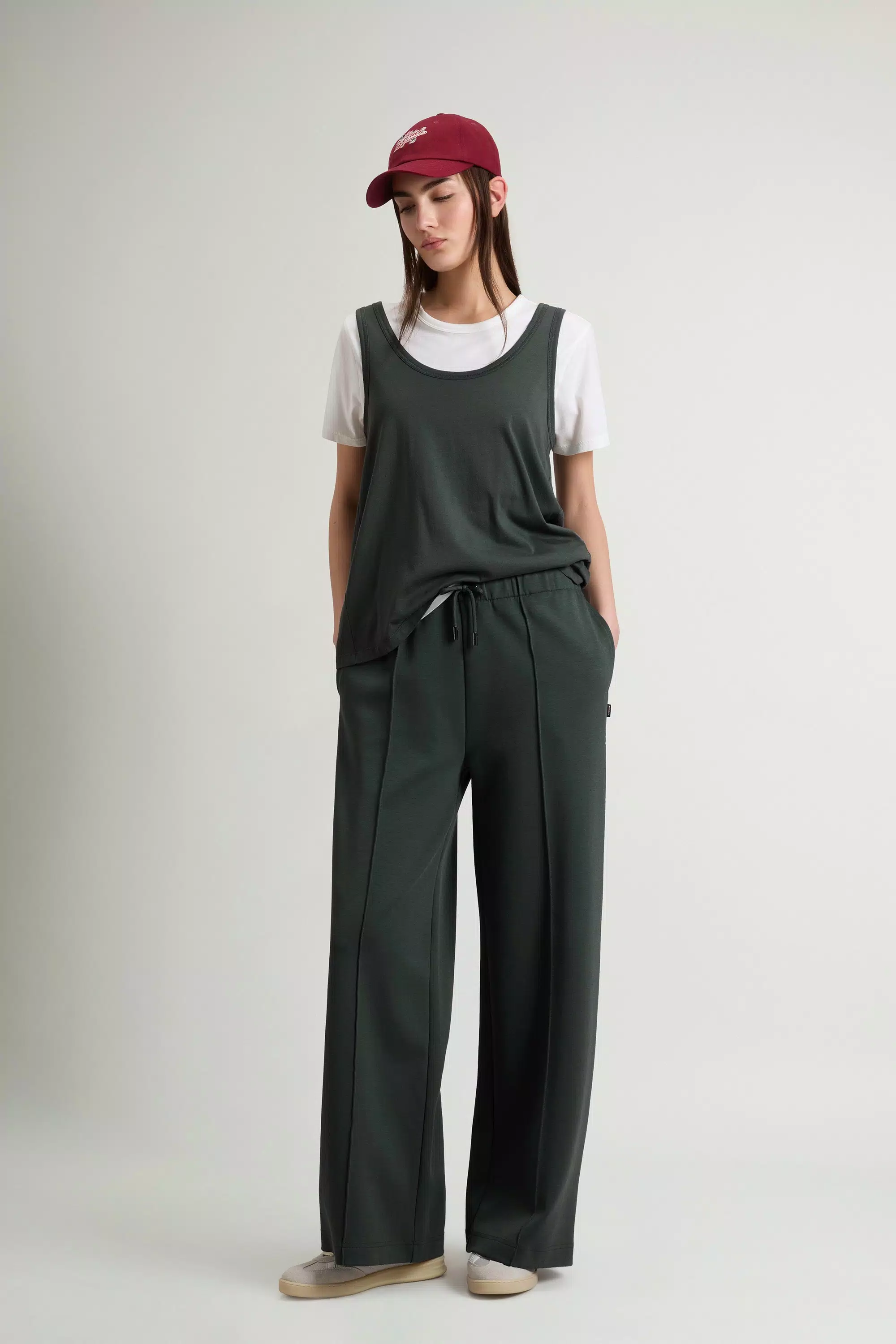 Top in misto cotone e modal - Forest Veil